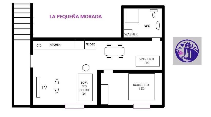 Apartmán La Pequena Morada Arcos de la Frontera Exteriér fotografie